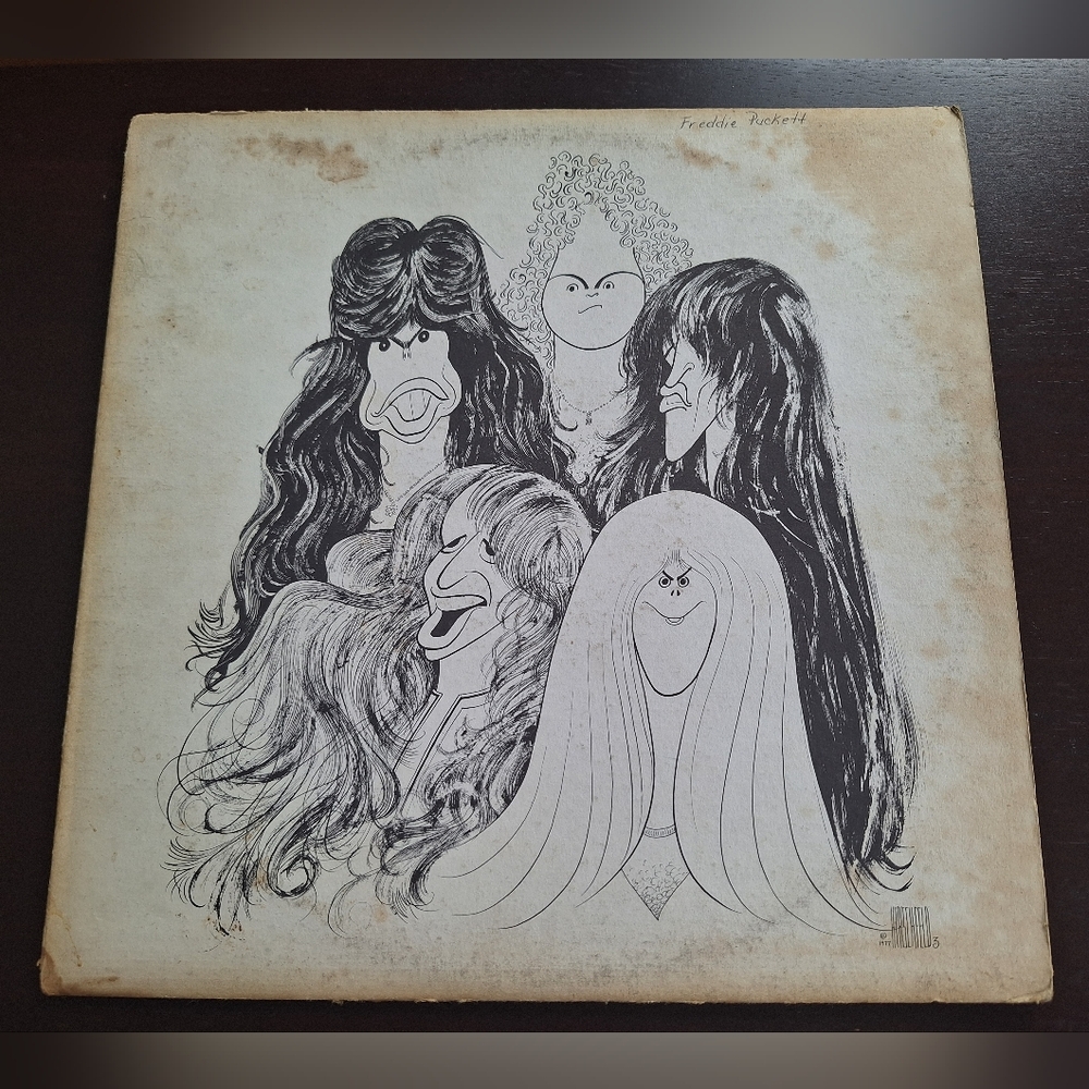 1977 Aerosmith Draw The Line Vinyl